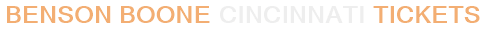 Benson Boone Cincinnati Tickets
