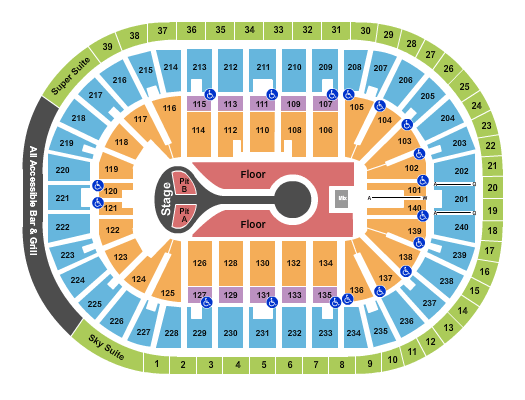 Heritage Bank Center Benson Boone Seating Chart